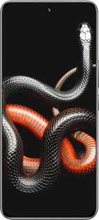 TPU чехол Червоно-чорна змія на чорному фоні для Huawei Honor 200 - 4063b-3731 изображение 