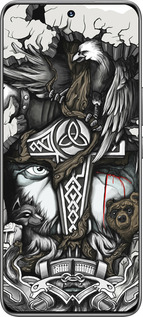 TPU чехол Тату Викинг для Huawei Honor 200 - 4098b-3731 изображение 