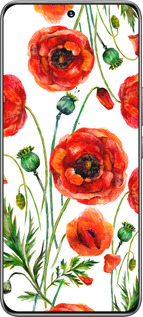 TPU чехол Нарисованные маки для Huawei Honor 200 - 4278b-3731 изображение 