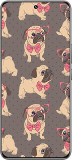 TPU чехол мопсики 2 для Huawei Honor 200 - 4362b-3731 изображение 