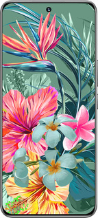 TPU чехол Тропические цветы v1 для Huawei Honor 200 - 4667b-3731 изображение 