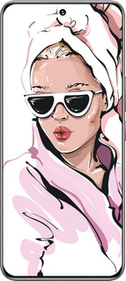 TPU чехол Девушка в очках 2 для Huawei Honor 200 - 4714b-3731 изображение 