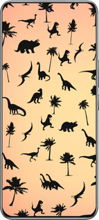 TPU чехол Динозаврики 1 для Huawei Honor 200 - 4772b-3731 изображение 