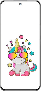 TPU чехол Единорог в очках для Huawei Honor 200 - 4879b-3731 изображение 