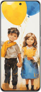 TPU чехол Дети с шариками для Huawei Honor 200 - 5659b-3731 изображение 