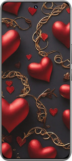 TPU чехол Сердечки для Huawei Honor 200 - 5831b-3731 изображение 