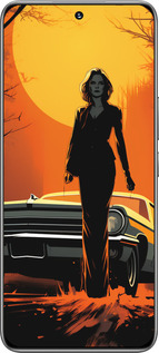 TPU чехол Чехол для телефона Девушка возле автомобиля для Huawei Honor 200 - 5946b-3731 изображение 