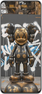 TPU чехол Bronze kaws v3 для Huawei Honor 200 - 6099b-3731 изображение 