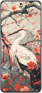 TPU чехол Лелека у цвіту сакури для Huawei Honor 200 - 6109b-3731 изображение 
