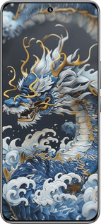 TPU чехол Водяной дракон для Huawei Honor 200 - 6113b-3731 изображение 