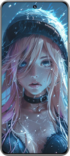 TPU чехол Аниме-дива под дождем для Huawei Honor 200 - 6120b-3731 изображение 