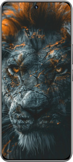 TPU чехол Пламенный лев для Huawei Honor 200 - 6153b-3731 изображение 