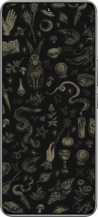 TPU чехол Мистический коллаж с травами и магическими символами для Huawei Honor 200 - 6428b-3731 изображение 