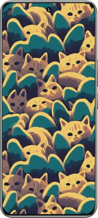 TPU чехол С изображением кошек для Huawei Honor 200 - 6429b-3731 изображение 