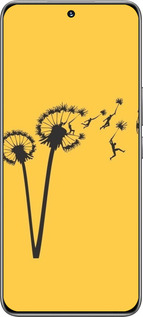 TPU чехол Минимализм одуванчики для Huawei Honor 200 - 6449b-3731 изображение 