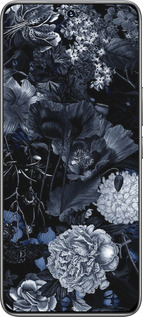 TPU чехол Абстрактный цветочный рисунок в синих тонах для Huawei Honor 200 - 6539b-3731 изображение 