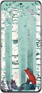 TPU чехол Лис в зелёном лесу для Huawei Honor 200 - 6547b-3731 изображение 