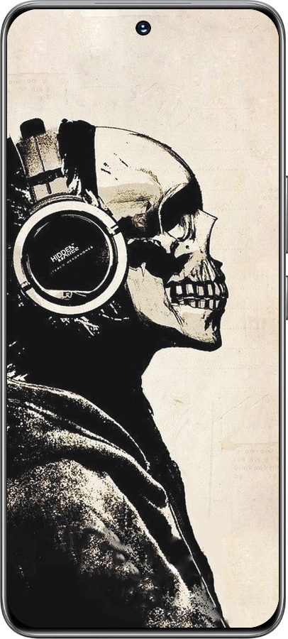 TPU чехол Скелет-меломан v2 для Huawei Honor 200 - 1200b-3731 изображение 