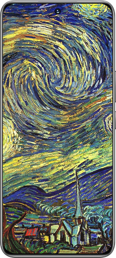 TPU чехол Винсент Ван Гог. Звёздная ночь для Huawei Honor 200 - 163b-3731 изображение 