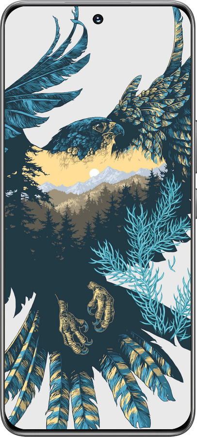TPU чехол Арт-орел на фоне природы для Huawei Honor 200 - 3983b-3731 изображение 