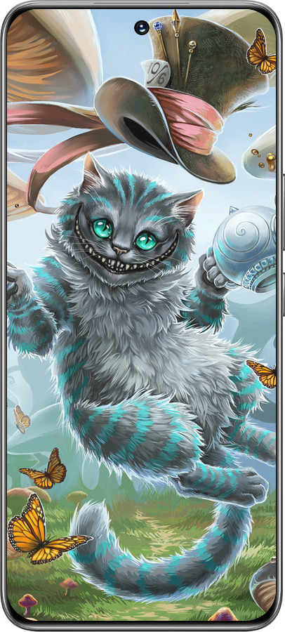 TPU чехол Чеширский кот 2 для Huawei Honor 200 - 3993b-3731 изображение 