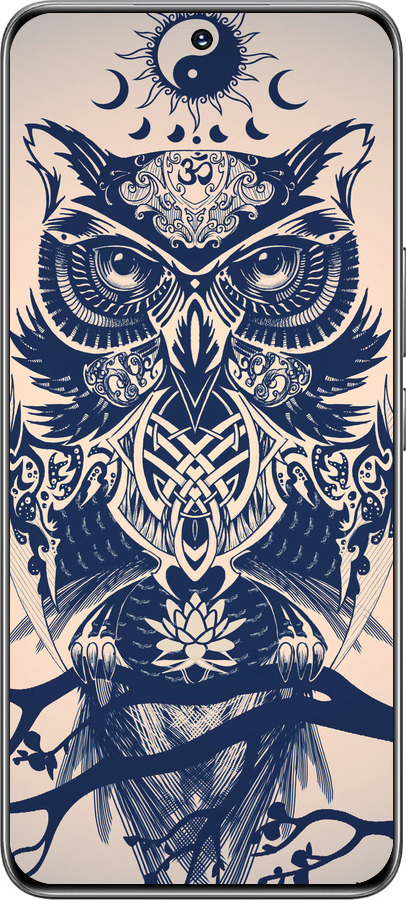 TPU чехол Узорчатая сова для Huawei Honor 200 - 4000b-3731 изображение 