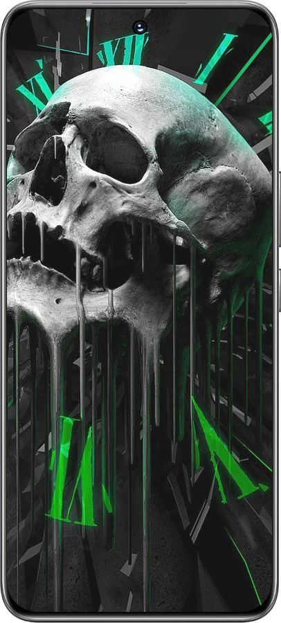 TPU чехол Череп-часы для Huawei Honor 200 - 4100b-3731 изображение 