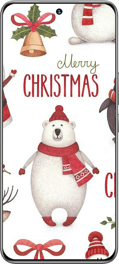 TPU чехол Merry Christmas для Huawei Honor 200 - 4106b-3731 изображение 