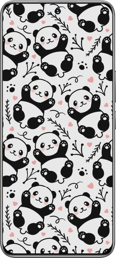 TPU чехол Панды для Huawei Honor 200 - 4318b-3731 изображение 