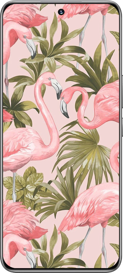 TPU чехол фламинго 2 для Huawei Honor 200 - 4360b-3731 изображение 