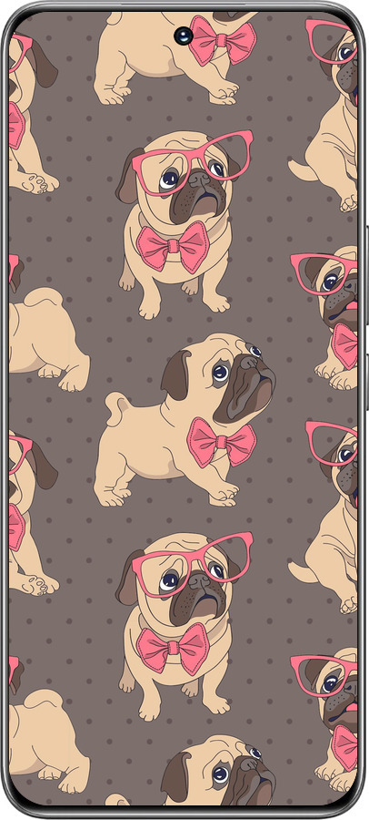 TPU чехол мопсики 2 для Huawei Honor 200 - 4362b-3731 изображение 