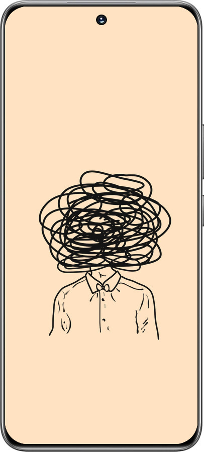 TPU чехол Мысли для Huawei Honor 200 - 4568b-3731 изображение 