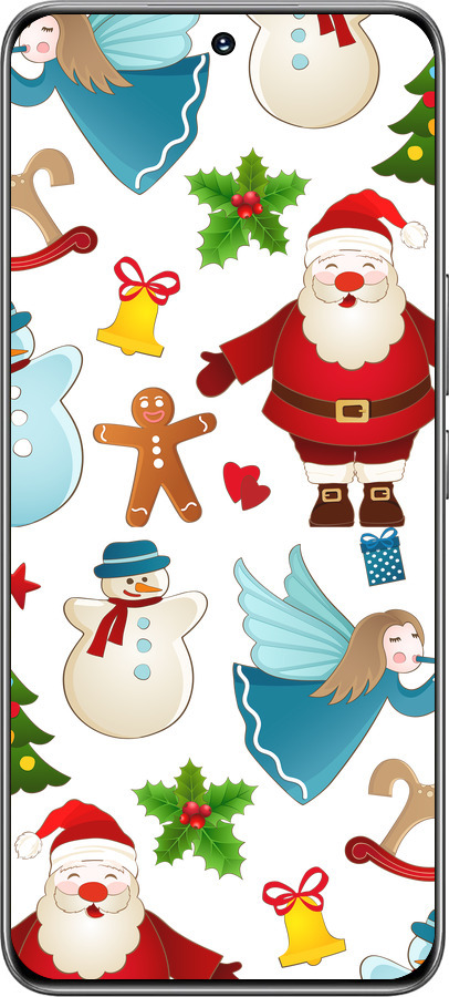 TPU чехол Новогодний 1 для Huawei Honor 200 - 4614b-3731 изображение 