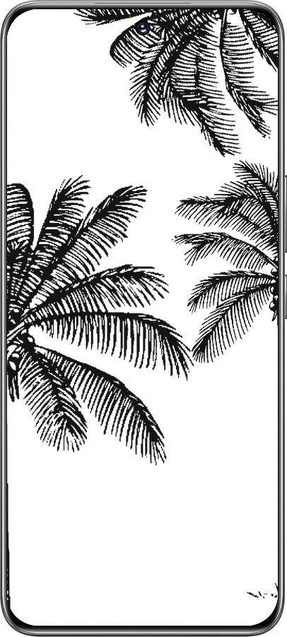 TPU чехол Пальмы1 для Huawei Honor 200 - 4634b-3731 изображение 