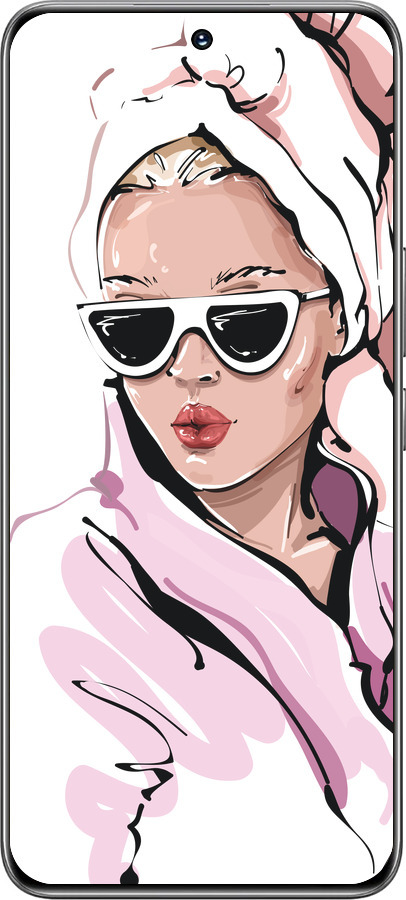 TPU чехол Девушка в очках 2 для Huawei Honor 200 - 4714b-3731 изображение 