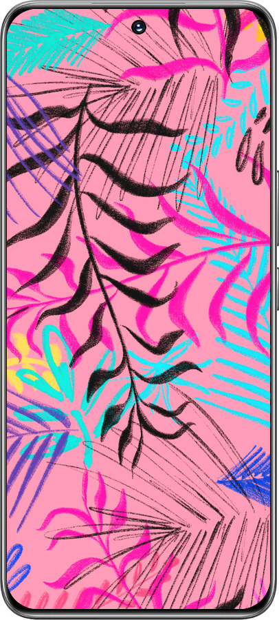 TPU чехол Растительный узор 2 для Huawei Honor 200 - 4740b-3731 изображение 