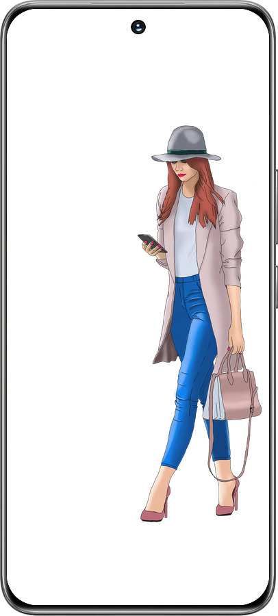 TPU чехол Девушка 1 для Huawei Honor 200 - 4751b-3731 изображение 