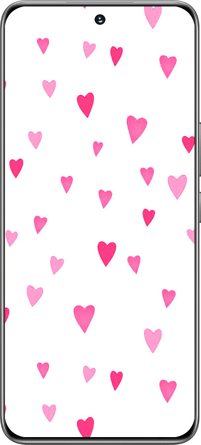 TPU чехол Сердечки 2 для Huawei Honor 200 - 4763b-3731 изображение 