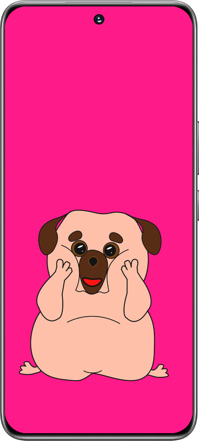 TPU чехол Весёлый мопс для Huawei Honor 200 - 4908b-3731 изображение 