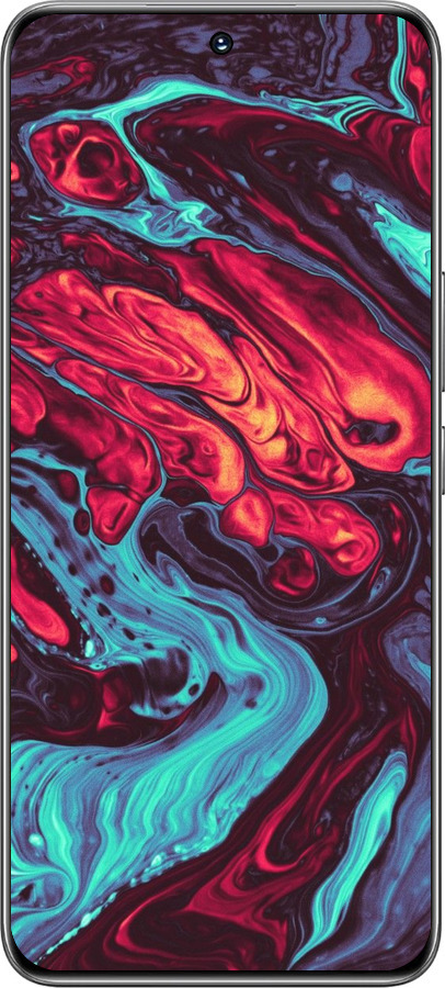 TPU чехол Синяя красная абстакция для Huawei Honor 200 - 5339b-3731 изображение 