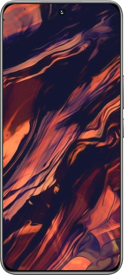 TPU чехол Черно-оранжевая абстракция для Huawei Honor 200 - 5340b-3731 изображение 