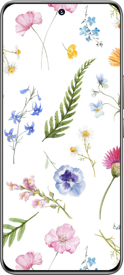 TPU чехол Цветочный фон v2 для Huawei Honor 200 - 5472b-3731 изображение 