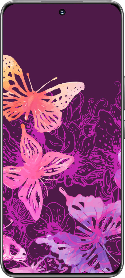 TPU чехол Бабочки v2 для Huawei Honor 200 - 5475b-3731 изображение 