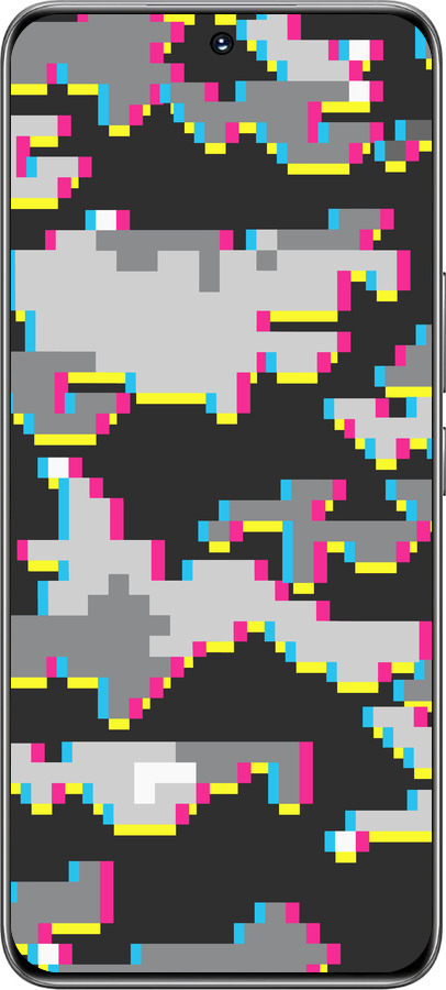 TPU чехол Пиксельный камуфляж для Huawei Honor 200 - 5481b-3731 изображение 