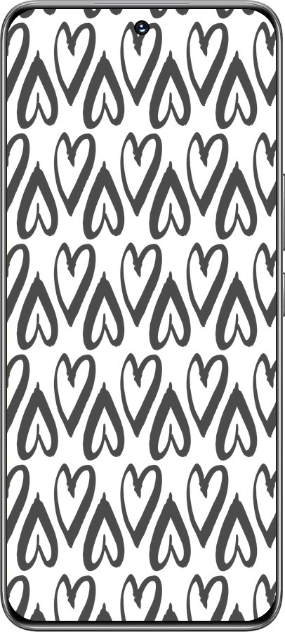 TPU чехол Сердца v2 для Huawei Honor 200 - 5497b-3731 изображение 