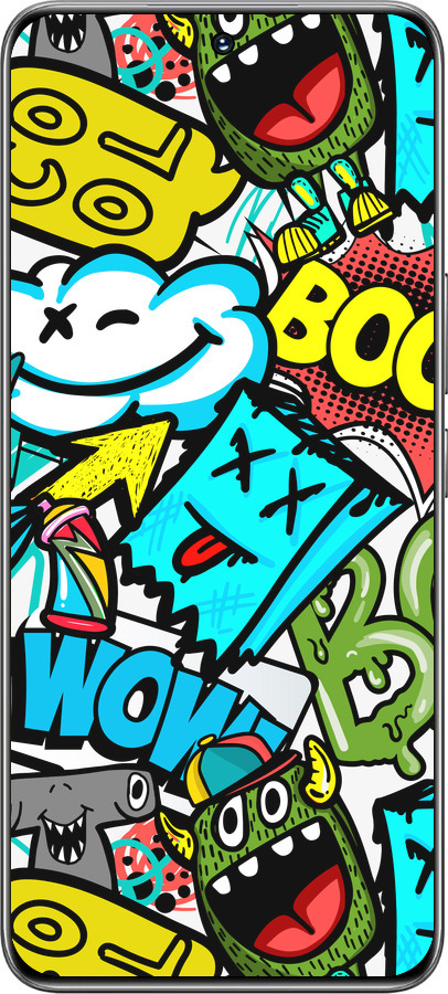 TPU чехол Стикеры v4 для Huawei Honor 200 - 5508b-3731 изображение 