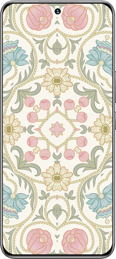 TPU чехол Цветочный орнамент v2 для Huawei Honor 200 - 5513b-3731 изображение 