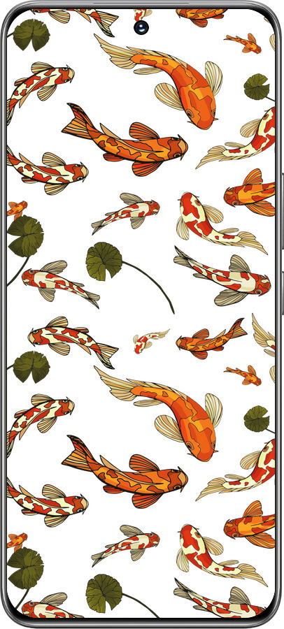 TPU чехол Рыбы Кои для Huawei Honor 200 - 5535b-3731 изображение 