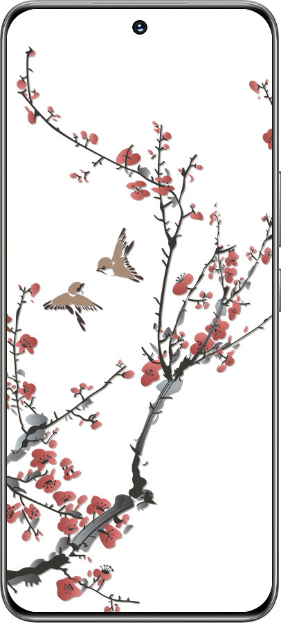 TPU чехол Сакура v2 для Huawei Honor 200 - 5538b-3731 изображение 