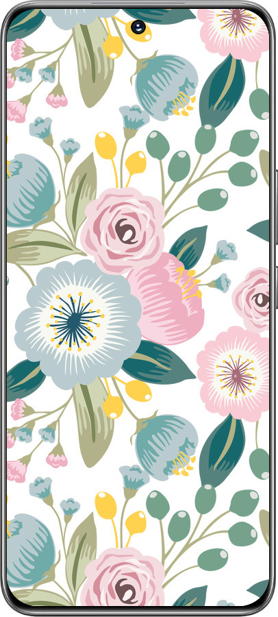 TPU чехол Цветочные обои v2 для Huawei Honor 200 - 5602b-3731 изображение 